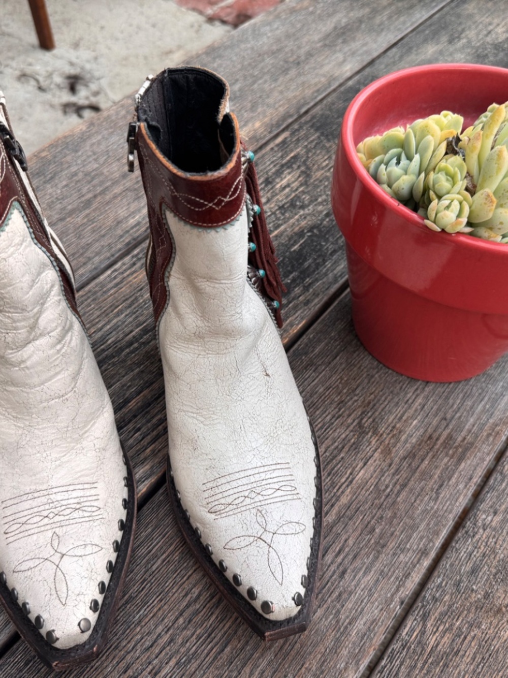 Old gringo/double d ranch cowboy boots - Picture 4 of 4
